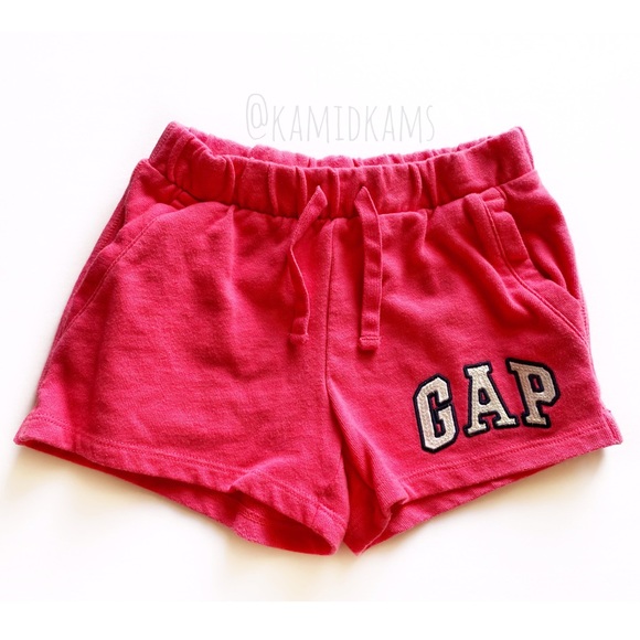 GAP Other - Gap Hot Pink Knit Logo Shorts Size S 6/7